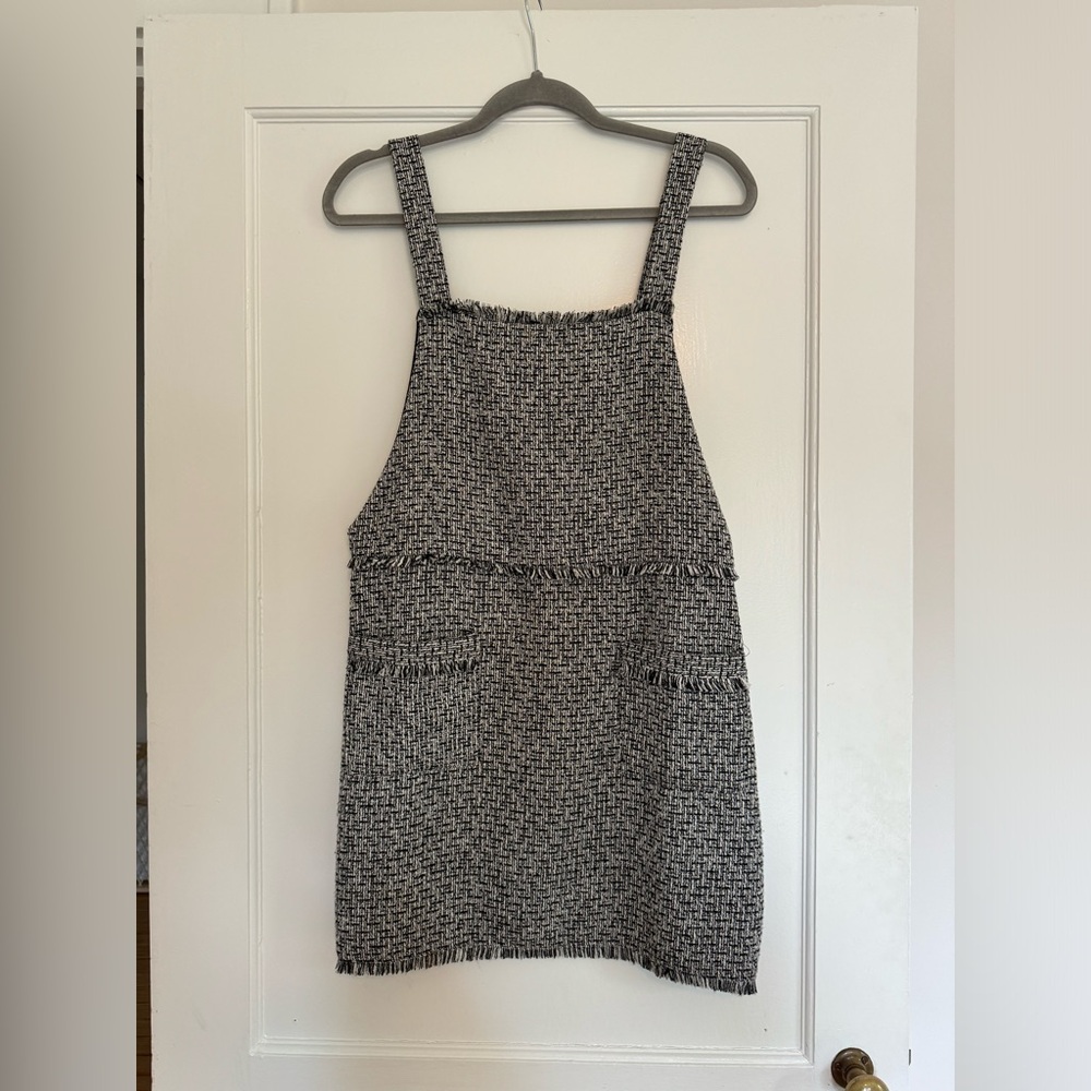Mink Pink Black and White Tweed Jumper - Size M